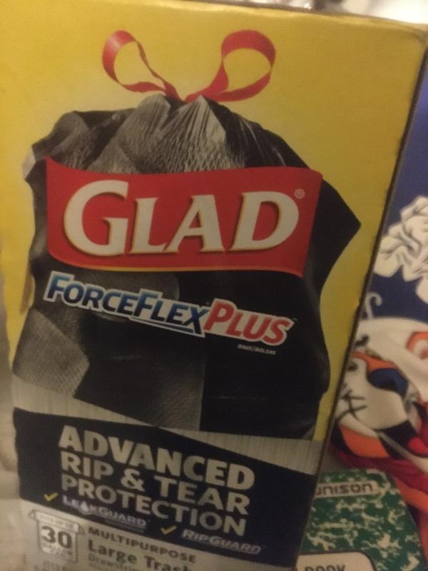 Glad ForceFlex Advanced Extra Large Drawstring Trash Bags with