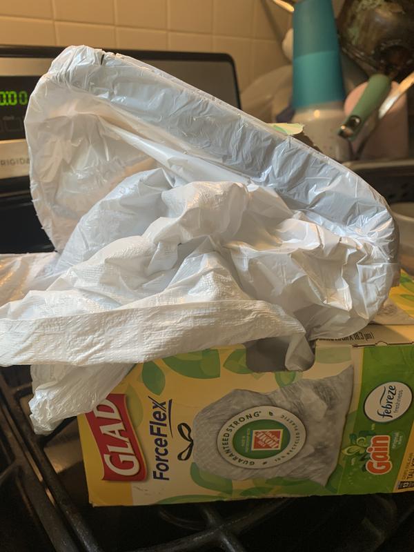 Glad Trash Bags - Bag A Ton - Trash Bag Floating in Water - Palm
