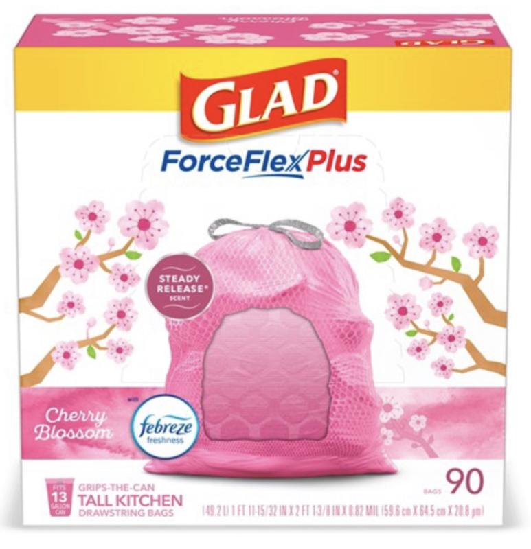 Glad Large Trash Bags, ForceFlex with Clorox Mountain Air, 30 Gal, 25 CT