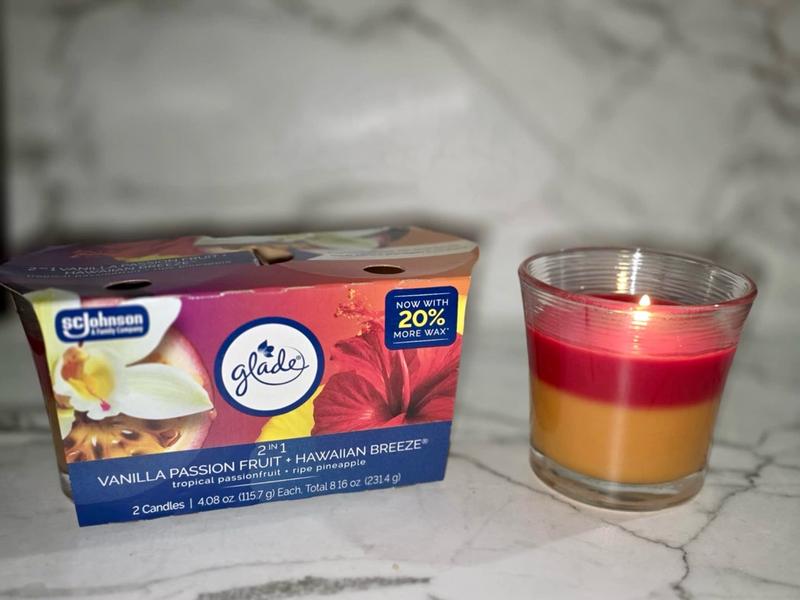 Vanilla Passion Fruit & Hawaiian Breeze® 2in1 Candle | Glade®