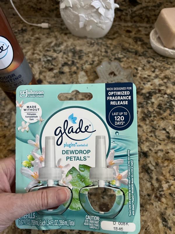 Dewdrop Petals Plugin® Scented Oil 2 Refills | Glade® Air Freshener