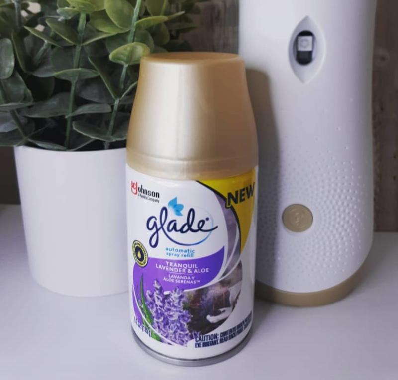 Glade Automatic Spray Refill, Air Freshener, Tranquil Lavender & Aloe, 6.2  oz