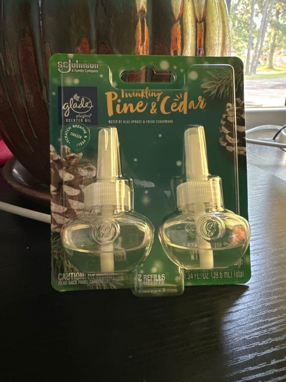 Glade Scented Oil 0.67-oz Twinkling Pine and Cedar Refill Air Freshener  (5-Pack) in the Air Fresheners department at