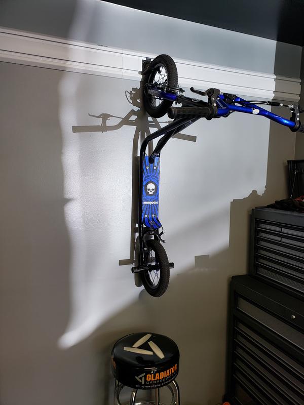 Gladiator Wall Storage Vertical Bike Hook - Black GAWEXXVBSH