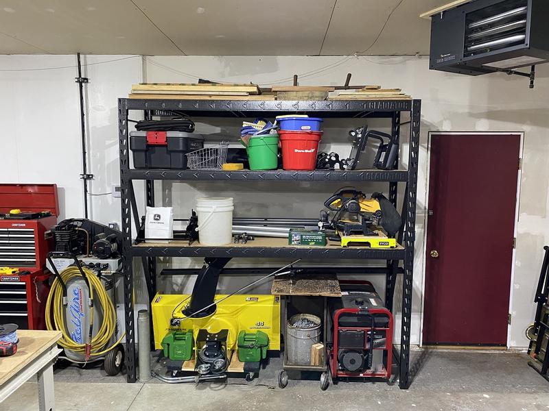 Erie Tools 60 Bin Parts Rack Storage Shop Garage Organizer Nuts Bolts