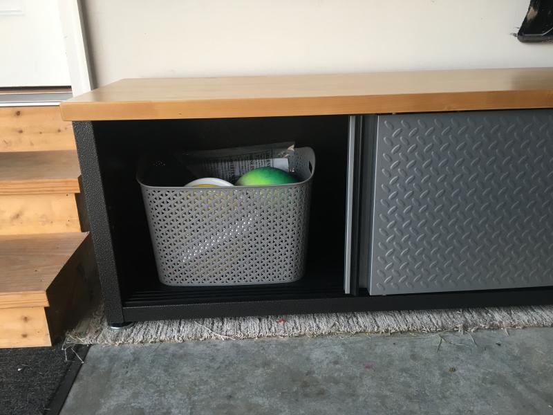 Gladiator shoe storage bench sale