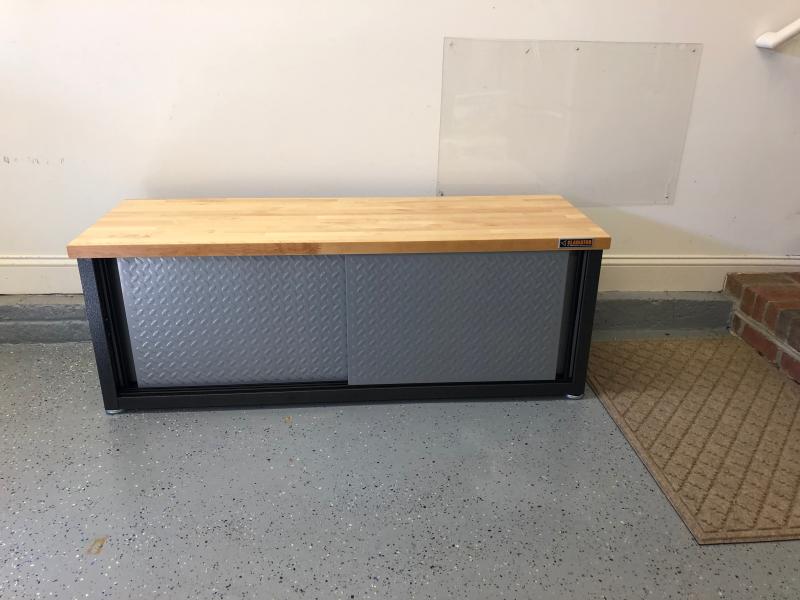 Garage bench seat discount