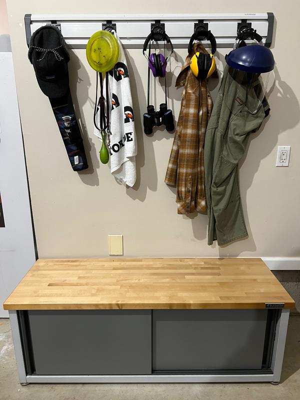 Garage Bench Seat Gladiator Storage Shoe Bench Gagb54sbjg Shop