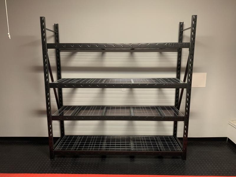 90 x 90 Heavy Duty Mega Rack with Four Adjustable Shelves – Gladiator