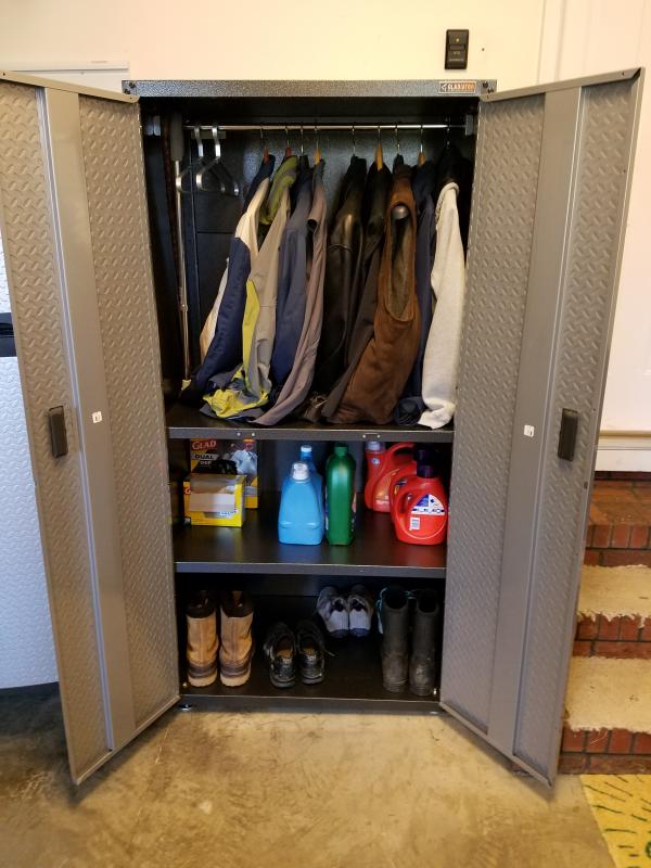 Hunting Gear Closet  Hunting storage, Hunting gear closet, Hunting clothes  storage