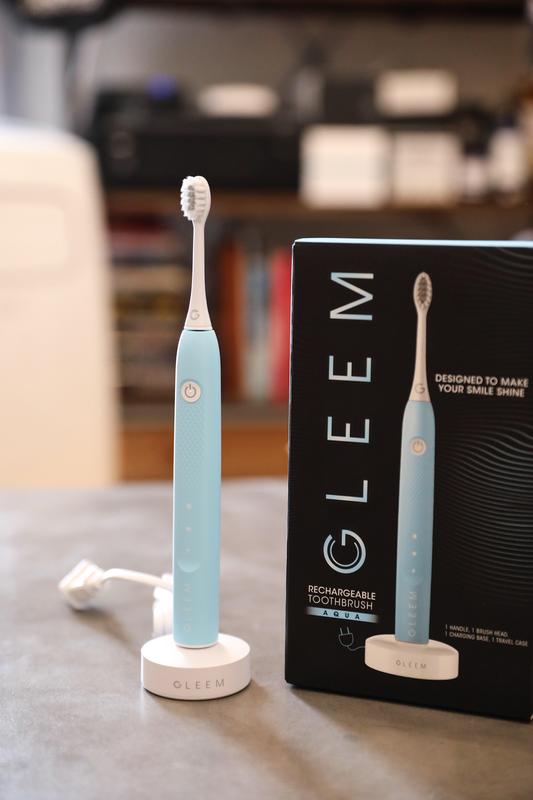 GLEEM Rechargeable Electric Toothbrush Pearl GLEEM, 56 OFF