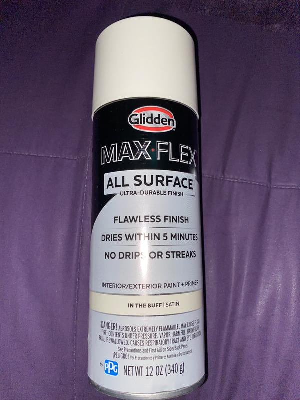 GLIDDEN MAX FLEX 12 oz. Satin Cavalry Exterior Fabric Spray Paint