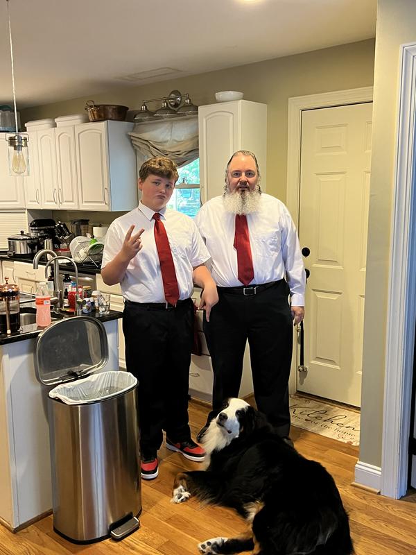 The boy on the left those are the pants