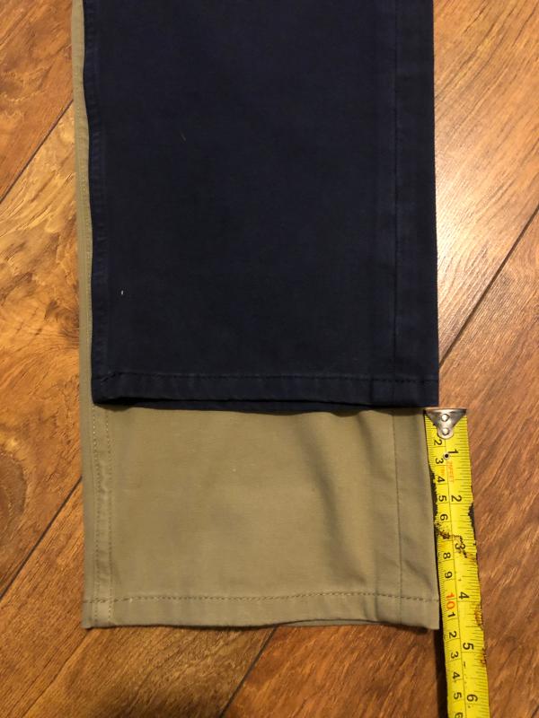 Over a 4 inch difference