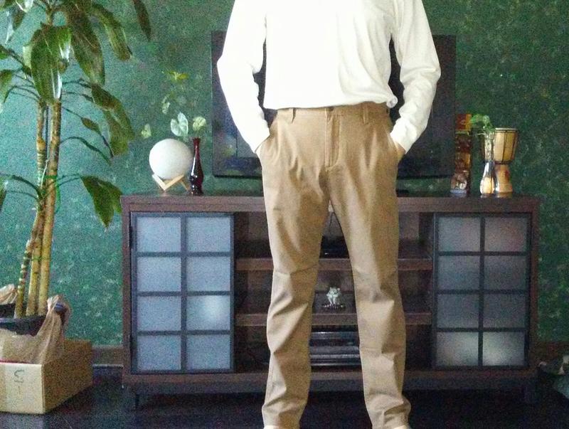 You can comfortably put your hands in pockets