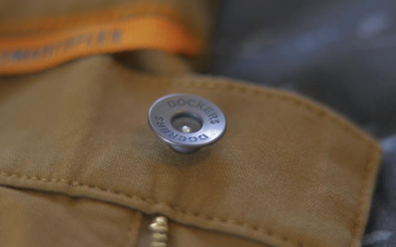 Well constructed button