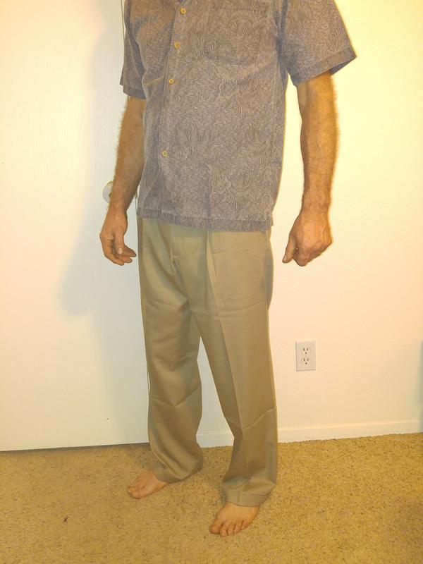 Hubby looks gorgeous with this pants