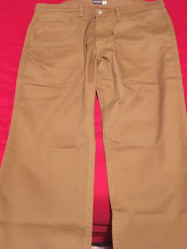 Front of my free Dockers Straight Fit All Seasons Tech Jean Cut Pants
