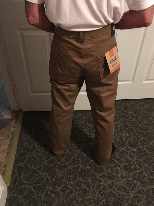 Back side of my husbands Dockers Straight Fit All Seasons Tech Jean Cut Pants