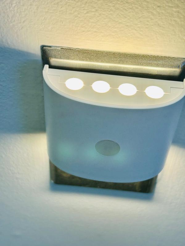 Utilitech White LED Motion Sensor Auto On/Off Night Light in the Night ...
