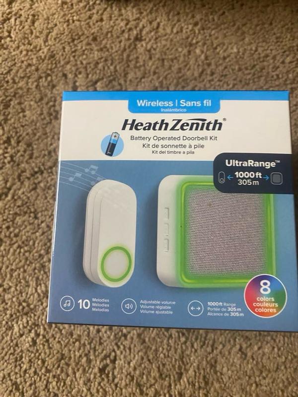 Heath Zenith Satin Wireless Doorbell Kit 91009300 at Lowes.com
