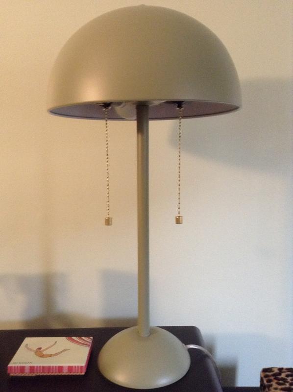 Globe Electric Haydel 21-in Sage Green Table Lamp With Metal Shade