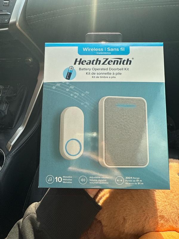 Heath Zenith Satin Wireless Doorbell Kit 91009294 at Lowes.com