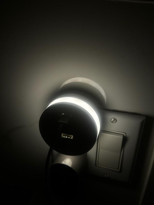 Utilitech White LED Auto On/Off Night Light in the Night Lights ...