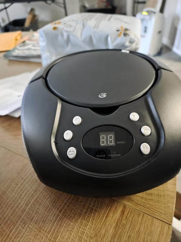GPX Portable CD Boombox with AM/FM Radio BC112B - The Home Depot