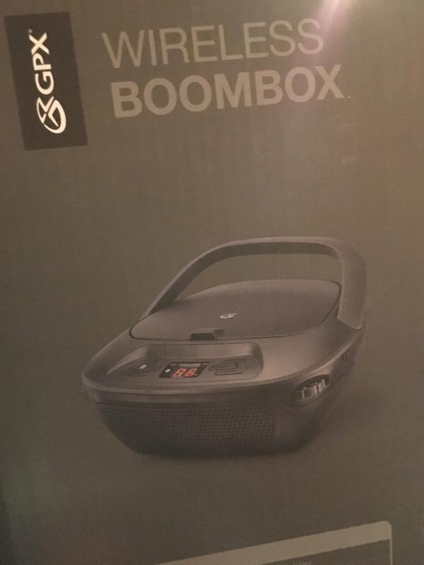 Gpx wireless hot sale boombox