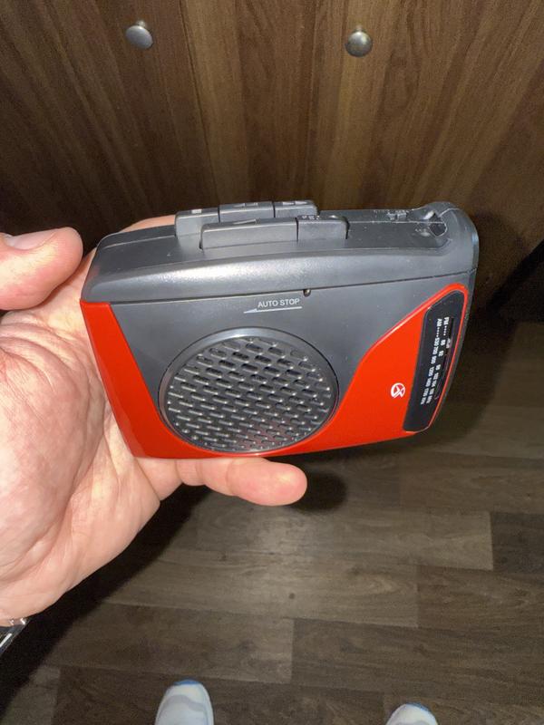 Bluetooth Walkman Cassette Player Bluetooth Transfer Personal Cassette, 3.5mm Headphone Jack And Earphones Included-Bluetooth