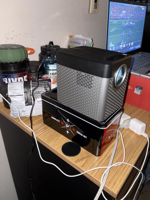 GPX Home theater Projector Portable in the Projectors department at ...