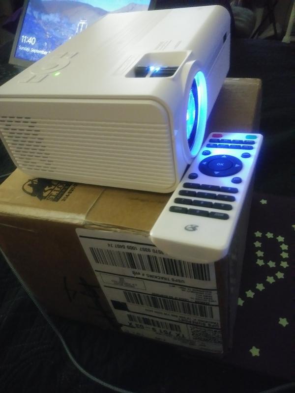 My new mini Projector.