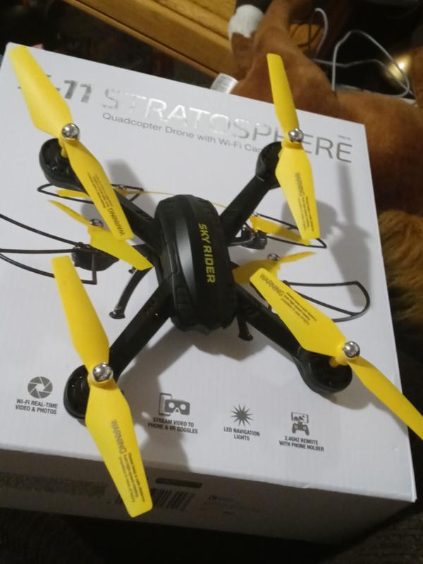 Sky Rider Quadcopter Drone w/Wi-Fi Camera (DRW311)