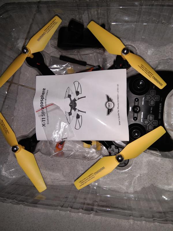 Sky Rider Quadcopter Drone w/Wi-Fi Camera (DRW311)