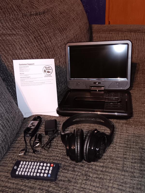 GPX 10 Tablet & Portable DVD Player Combo with Case & Headphones
