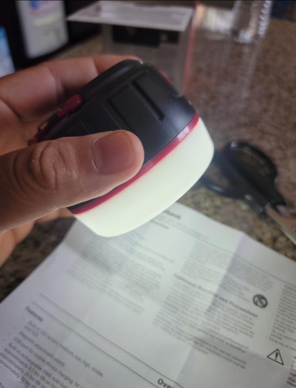 Photo submitted with review of product