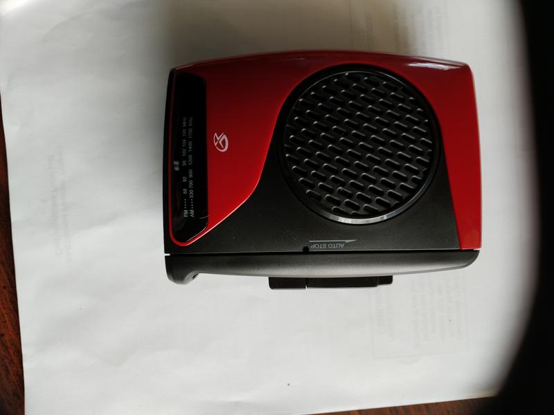 GPX Portable Cassette Player, Compatible With Headphone 3 54 X 1 57 X 4 72 Inches Requires 2 Aa Batteries Not Included Red Black Cas337b Black Red - View #4