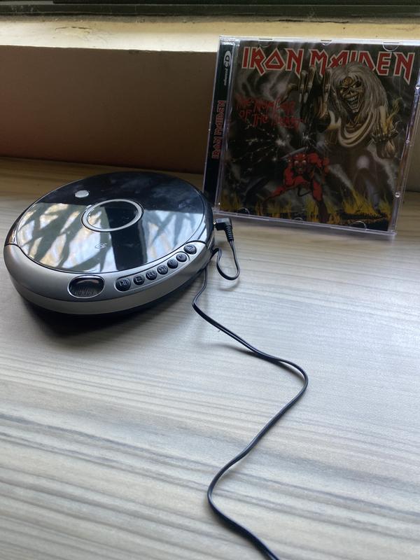 GPX Portable MP3 CD Player With BT Transmitter PCB319B Black