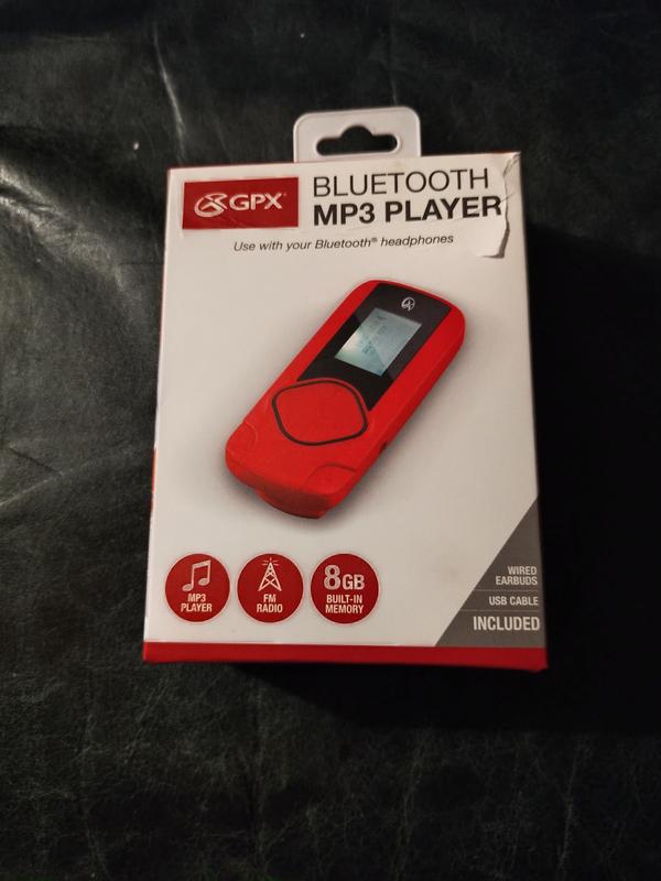 GPX Portable MP3 CD Player With BT Transmitter PCB319B Black