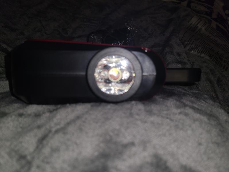Flashlight on one end