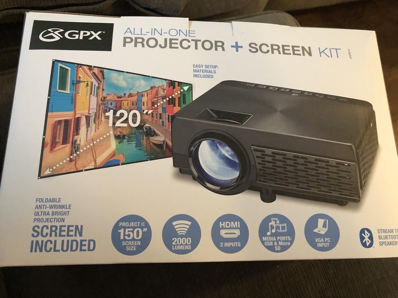 GPX AllInOne Projector New Open box www.ugel01ep.gob.pe