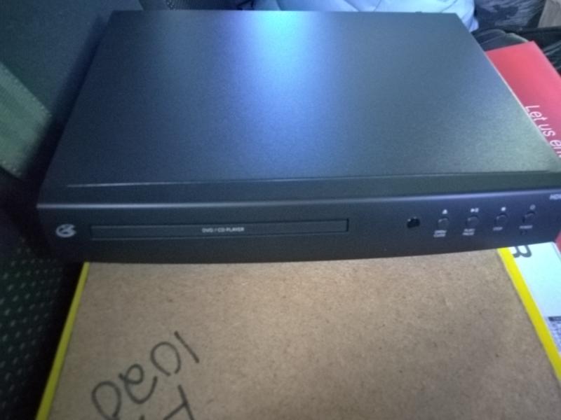 DVD Blu-ray player I bought today