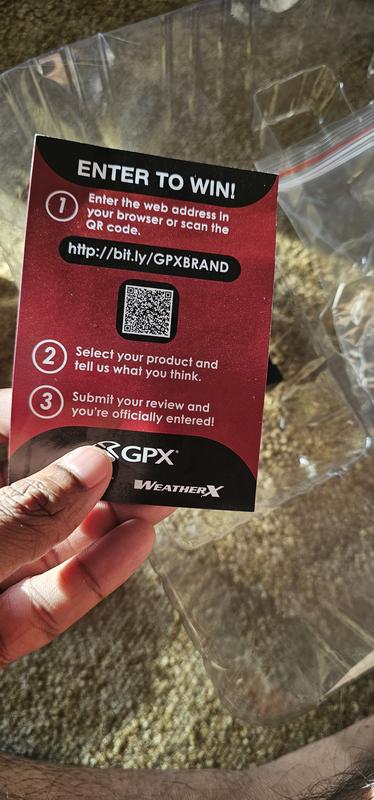 Photo submitted with review of product