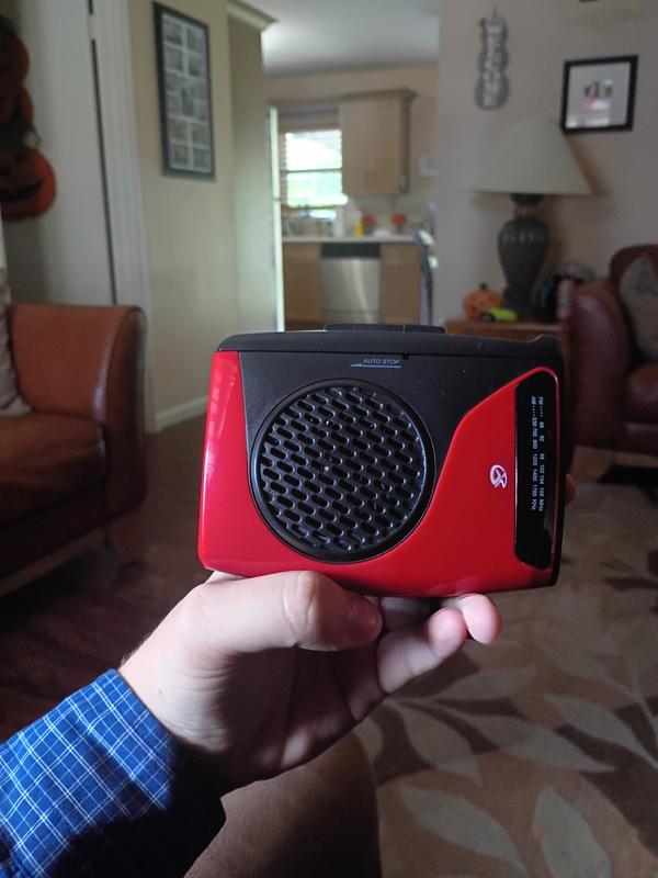 Front of cassette player