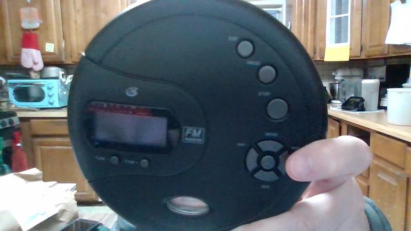 GPX PC332B Portable CD Player 
