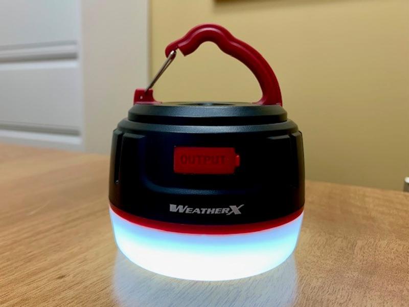 WeatherX Bluetooth Lantern and Powerbank