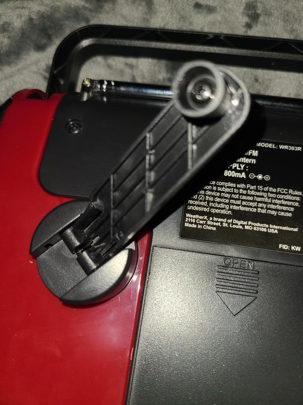 Crank on back