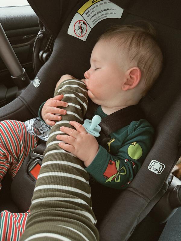 Much Happier Baby! Sleeps so well in it too for longer trips!