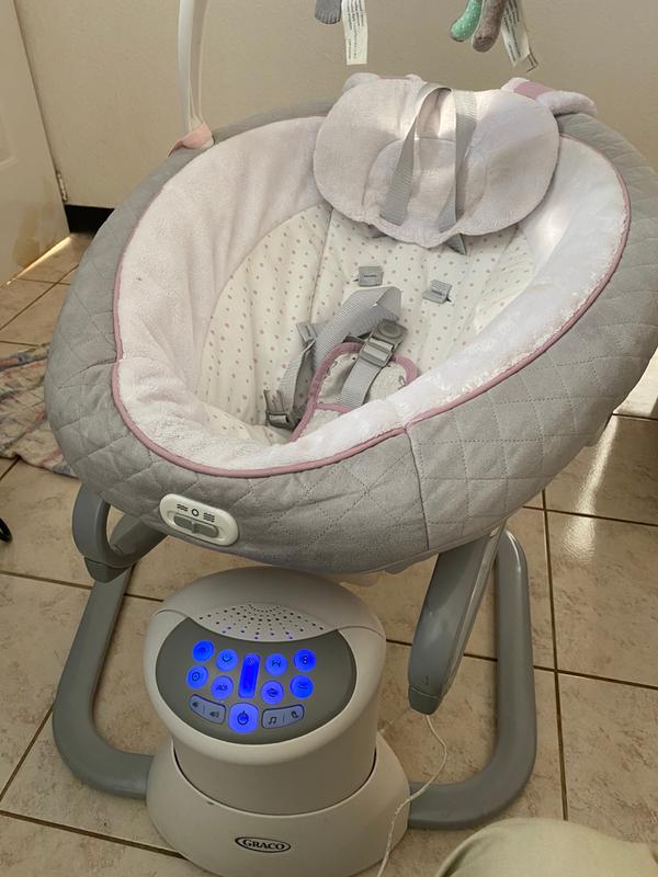 graco swing light blinking